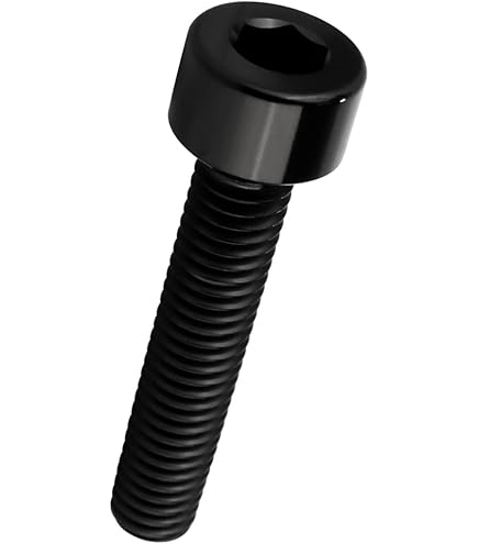 ブラック 六角穴付きボルト 4個セット チタンボルト M5×20mm P0.8 トラスヘッド 六角穴付き ブラック 1