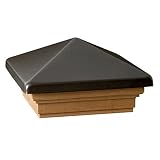 Deckorators 72387 Victoria High Point Pewter Post Cap with Treated Base [並行輸入品]