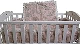 Baby Doll Bedding Toile Deluxe Cradle Set, Pink by BabyDoll Bedding