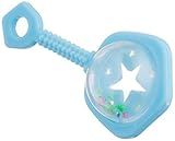 2.5" Mini Plastic Blue Rattle Boy Baby Shower Favor Charms, 6ct [並行輸入品]