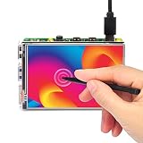OSOYOO(オソヨー) Raspberry Pi 専用 ラズパイ4 LCD タッチ スクリーン| 3.5インチ ディスプレイ | 解像度480 320 | Raspberry Pi 4B/3B+/3B/2B/Zero/Zero W 用 SPI モニター Bookwormで使用可～ ラズベリーパイ5で使用可～
