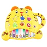 MolySun子供のかわいい虎キーボード音楽ピアノ教育就学前のおもちゃ