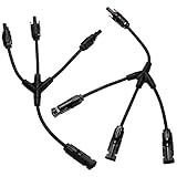 NUZAMAS ＹブランチＭＣ4　パラレル　ソーラーパネルケーブル　コネクタアダプタ　1Ｍ３Ｆ+３Ｍ1Ｆ＝1ペアセット　太陽光パネル専用