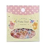 Papier Platz フレークステッカー ふわふわ動物