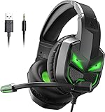 EKSA Fenrir ゲーミングヘッドセット PC用ゲーミングヘッドホン PS4 PS5 Xbox one PC Mac ラップトップ用