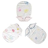 Jolieer 汗取りパッド ベビー 赤ちゃん 4重ガーせ 新生児 ベビー ギフト出産祝い 綿100% 瞬間吸水 3枚セット (S ( 20*29cm))