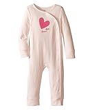 [シーアンドシー カリフォルニア] C&C California Kids ガールズ Little Heart Coveralls (Infant) ワンピース Pink Bow 3-6 Months