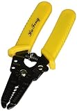 DealMux AWG 10-22オレンジワイヤーストリッパーカッタープライヤー電気技師ツールハンドル