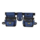 腰袋 工具袋 工具差し 電工工具差し ウエストバッグ ツールバッグ ツール・ポーチ 両側 32ポケット ベルト付き [並行輸入品]