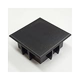 アルミ角パイプ キャップ 50×50mm用 ■ブラック Z3K