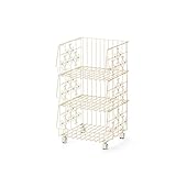 スタッキングバスケット　　ホワイト　タイプ:Ｃ