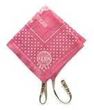 3wayガーゼハンカチスタイ・ヴィンテージロゴ柄（５色展開） (ピンク)