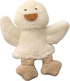 オーガニックコットン　指人形アヒル:可愛らしい表情は笑顔がこぼれます。