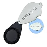 ハンドヘルド20 mm直径メタル製折りたたみ式折りたたみチェルシーのフィルタJadelite Gemエメラルドの識別のツール