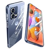 Moto G64 5G 用 ケース クリア 耐衝撃 ワイヤレス充電 Moto G64y 5G カバー 薄型 スリム ソフト 軽量 TPU レンズの全面保護 擦り傷防 米軍MIL規格取得 おしゃれ 指紋防止 全面保護カバー モトローラ モト G64 5G 用 ケース 透明 MJ-PYWX-1063-01-01-CP