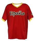 World Cup Soccer Espanaホームパフォーマンスポリシャツ S レッド