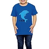 Aries 2歳～６歳子どもＴシャツイルカの踊り キッズ服 RoyalBlue 5-6 Toddler
