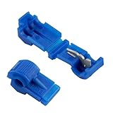 XSCORP TT1614B 14 - 16 Gauge Blue T-Tap Connector - 50 per Bag