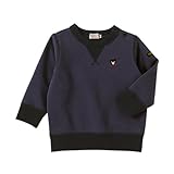 ダブルB(mikihouse) Everyday Double_B シンプルトレーナー 110cm 紺（03）