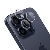 Apapeyaカメラ保護 iPhone 15 Pro/iPhone 15 Pro Max用 カメラレンズ保護カバー 耐衝撃 アクリル素材 高硬度レンズ保護フィルム 2023秋発売 アイフォン15プロ/15プロ マックス用レンズカバー キズ防止 露出オーバー防止 単一レンズ保護