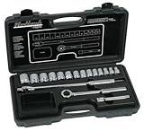 Blackhawk By Proto 1217-MNB 12-Point Drive Metric Socket Set 1/2-Inch 17-Piece [並行輸入品]