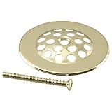 Westbrass D327-01 Brass Beehive Grid Strainer in Polished Brass by Westbrass