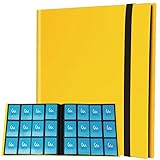 Mint Protect カードファイル 12ポケット トレーディングカード トレカ ファイル (１２ポケット, イエロー)