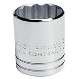 Stanley Proto J5414 1/2-Inch Drive Socket, 7/16-Inch, 12 Point [並行輸入品]