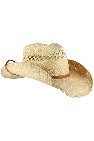 Straw Cowboy Hat-Natural Roll W35S16A 