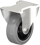Blickle BX-POEV 100KD-SG Fixed Caster, 3.94 Wheel Diameter, 275 lb. Load Capacity by Blickle