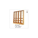 無限横連結本棚【+Plus】プラス　本体+横連結棚3体　セット ナチュラル/