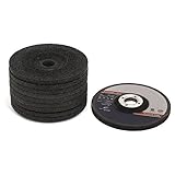 uxcell カットオフホイール ディスクカッター 100mmx6mmx16mm ブラック 10枚入り