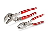 TEKTON 90453 Slip Joint and Groove Joint Pliers Set, 2-Piece [並行輸入品]