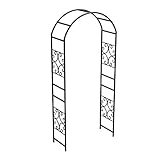 90" Scroll Arbor wout Gate Blk