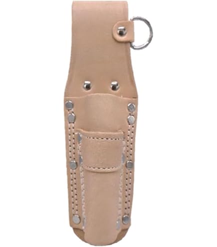 Amazon.co.jp: 鳶壱 黒革 ツールホルダー 新カッターナイフ+マーカー差