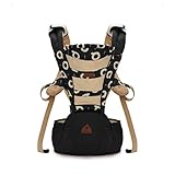 beautiful JR抱っこひも新生児 抱っこ紐 多機能ベビーキャリア 赤ちゃん用品 通気性春夏秋冬適用3ヶ月から36まで抱き背負子 ブラツク