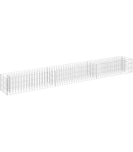 Amazon | vidaXL ガビオンバスケット 亜鉛メッキ鋼製 200x30x100 cm