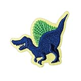 パイオニア 恐竜シルエットワッペン（スピノサウルス） アイロン接着OK