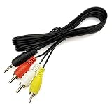 Remarks Japan AVケーブル 4極 ミニプラグ RCAプラグ 1.4m 映像 音声 テレビ ケーブル