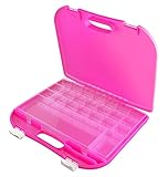 High Quality Loom Storage Lap Case, Pink/White