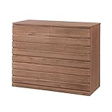 桐洋風チェスト 8段タイプ ブラウン 日本製 国産 総桐箪笥