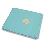 Fabric Plus 夢みるどうぶつえんガーゼおくるみ そらいろゾウ 105×105cm 綿100% 日本製
