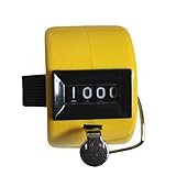 B-PING　数取器　カウンター　手持型　4桁　トレーニング　ヨガ　運動　 (イエロー)