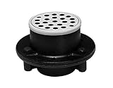 Oatey 42197 151 CI IPS Cast Iron Shower Drain, 2-Inch [並行輸入品]
