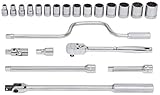 Williams WSS-22FTB 22-Piece 1/2-Inch Drive Socket and Drive Tool Set with Tool Box by Snap-on Indust