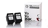 YoYoInk 再生インクカートリッジ HP 65 65XL 大容量用 ブラック 2個