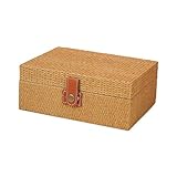 Perfk 収納ビンオーガナイザーソリューション化粧品ジュエリー収納コンテナビン木製オーガナイザーコンテナモデルルーム装飾用, カーキ, 大