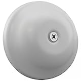 Jones Stephens Corporation C97007 High Impact Plastic 7 1/4' Bell Design Cleanout Cover Plate, White