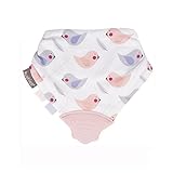 Kushies（クーシーズ）歯がため付きスタイ ビブ バンダナ (G01 小鳥)