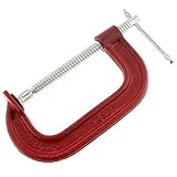 B Blesiya 重型　メタルGクランプ（スチールスピンドルとハンドル付き）　鉄フレーム　組み立て　締め付け　溶接　専用　高品質 全4サイズ　 - 4in